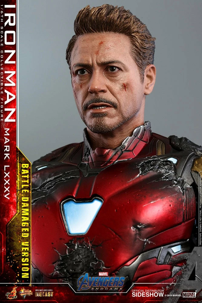 Maybang's Collectibles Hot Toys Marvel Comics Avengers Endgame Iron Man Mark LXXXV (Battle Damaged Version) Diecast 1/6 Scale Collectible Figure 22 Maybang's Collectibles Hot Toys Marvel Comics Avengers Endgame Iron Man Mark LXXXV (Battle Damaged Version) Diecast 1/6 Scale Collectible Figure