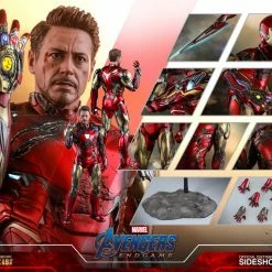 Maybang's Collectibles Hot Toys Marvel Comics Avengers Endgame Iron Man Mark LXXXV (Battle Damaged Version) Diecast 1/6 Scale Collectible Figure 45 Maybang's Collectibles Hot Toys Marvel Comics Avengers Endgame Iron Man Mark LXXXV (Battle Damaged Version) Diecast 1/6 Scale Collectible Figure