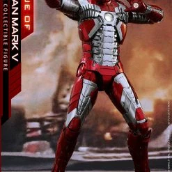 Maybang's Collectibles Hot Toys Marvel Comics Iron Man 2 Iron Man Mark V Diecast Reissue 1/6 Scale 12" Collectible Figure