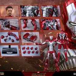 Maybang's Collectibles Hot Toys Marvel Comics Iron Man 2 Iron Man Mark V Diecast Reissue 1/6 Scale 12