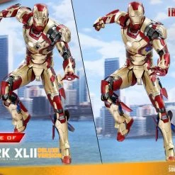 Maybang's Collectibles Hot Toys Marvel Iron Man 3 Iron Man Mark XLII 1/4 Quarter Scale Figure (Deluxe Version) Reissue