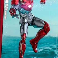 Maybang's Collectibles Hot Toys Marvel Comics Spider-Man Homecoming Iron Man Mark XLVII Diecast Reissue 1/6 Scale Collectible Figure