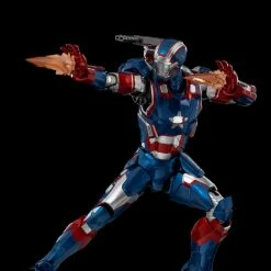 Vendor-unknown Threezero Marvel Avengers Infinity Saga Iron Patriot DLX 1/12 Scale Die-Cast Action Figure