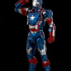 Vendor-unknown Threezero Marvel Avengers Infinity Saga Iron Patriot DLX 1/12 Scale Die-Cast Action Figure