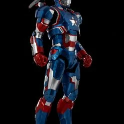 Vendor-unknown Threezero Marvel Avengers Infinity Saga Iron Patriot DLX 1/12 Scale Die-Cast Action Figure