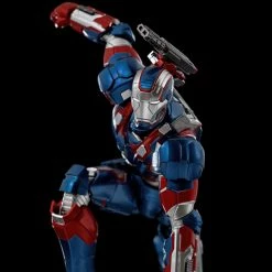 Vendor-unknown Threezero Marvel Avengers Infinity Saga Iron Patriot DLX 1/12 Scale Die-Cast Action Figure