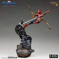 Maybang's Collectibles Iron Studios Marvel Comics Avengers Endgame Iron Spider VS Outrider Art Scale 1/10 Battle Diorama Series Statue