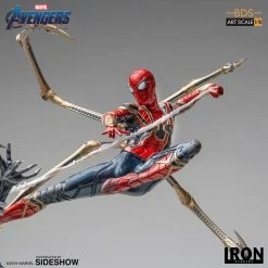 Maybang's Collectibles Iron Studios Marvel Comics Avengers Endgame Iron Spider VS Outrider Art Scale 1/10 Battle Diorama Series Statue