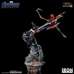 Maybang's Collectibles Iron Studios Marvel Comics Avengers Endgame Iron Spider VS Outrider Art Scale 1/10 Battle Diorama Series Statue