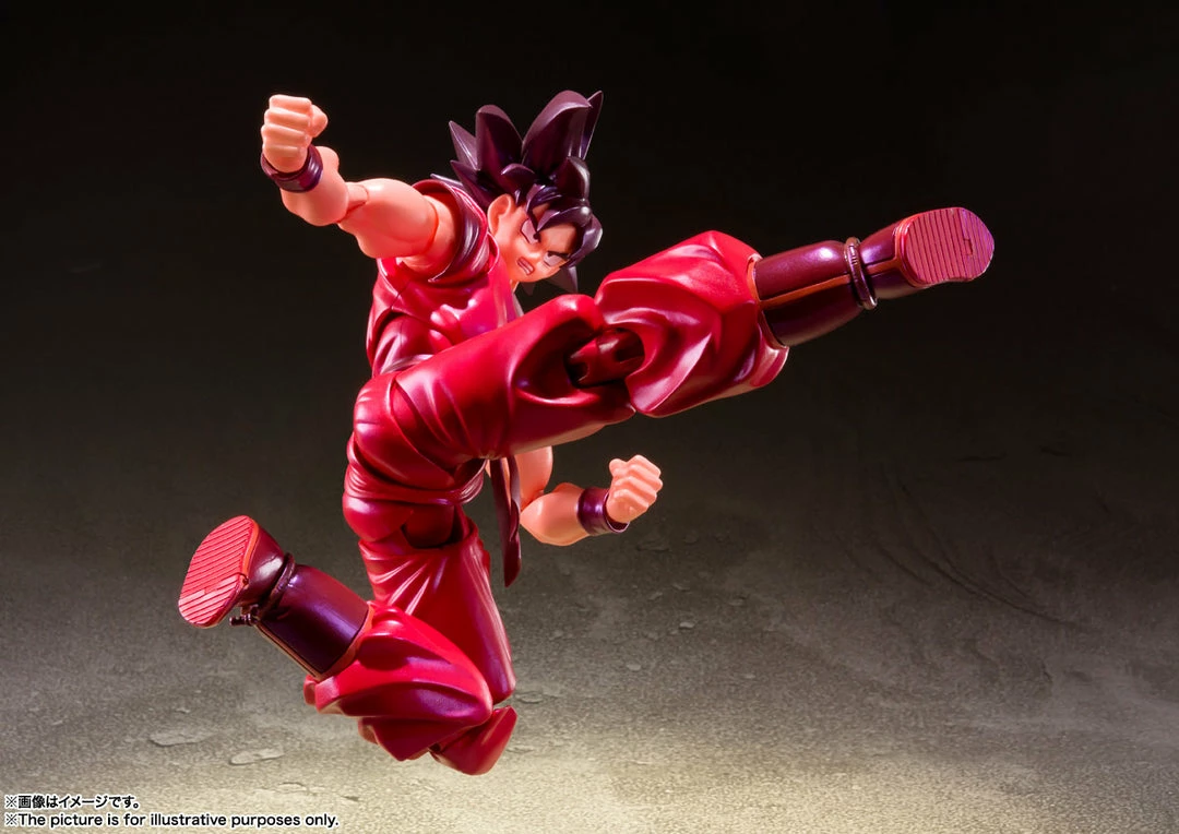 Maybang's Collectibles Bandai Tamashii Nations Dragon Ball Z S.H.Figuarts Goku (Kaio-ken) Action Figure 5 Maybang's Collectibles Bandai Tamashii Nations Dragon Ball Z S.H.Figuarts Goku (Kaio-ken) Action Figure