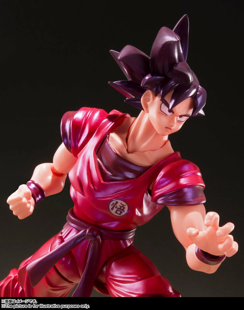 Maybang's Collectibles Bandai Tamashii Nations Dragon Ball Z S.H.Figuarts Goku (Kaio-ken) Action Figure 6 Maybang's Collectibles Bandai Tamashii Nations Dragon Ball Z S.H.Figuarts Goku (Kaio-ken) Action Figure