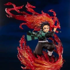 Maybang's Collectibles Bandai Demon Slayer Kimetsu No Yaiba FiguartsZERO Kamado Tanjiro (Hinokami Kagura) PVC Statue