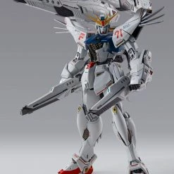 Maybang's Collectibles Bandai Gundam F91 Metal Build Gundam Formula 91 (Chronicle White Ver.) Exclusive Diecast Action Figure