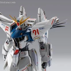 Maybang's Collectibles Bandai Gundam F91 Metal Build Gundam Formula 91 (Chronicle White Ver.) Exclusive Diecast Action Figure