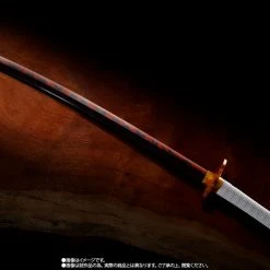 Maybang's Collectibles Bandai Tamashii Nations Demon Slayer Kimetsu No Yaiba Proplica Kyojuro Rengoku's Nichirin Sword Full Size Prop Replica