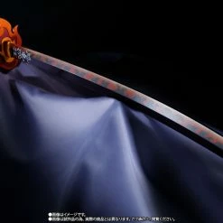 Maybang's Collectibles Bandai Tamashii Nations Demon Slayer Kimetsu No Yaiba Proplica Kyojuro Rengoku's Nichirin Sword Full Size Prop Replica