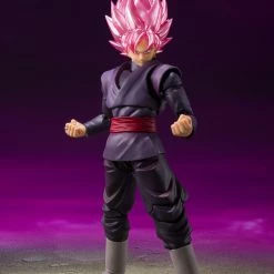 Maybang's Collectibles Bandai S.H.Figuarts Dragon Ball Super Super Goku Black Super Saiyan Rose Action Figure