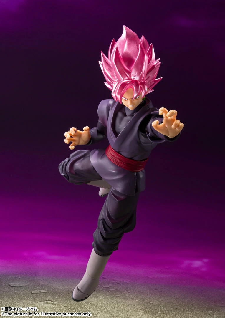 Maybang's Collectibles Bandai S.H.Figuarts Dragon Ball Super Super Goku Black Super Saiyan Rose Action Figure 4 Maybang's Collectibles Bandai S.H.Figuarts Dragon Ball Super Super Goku Black Super Saiyan Rose Action Figure