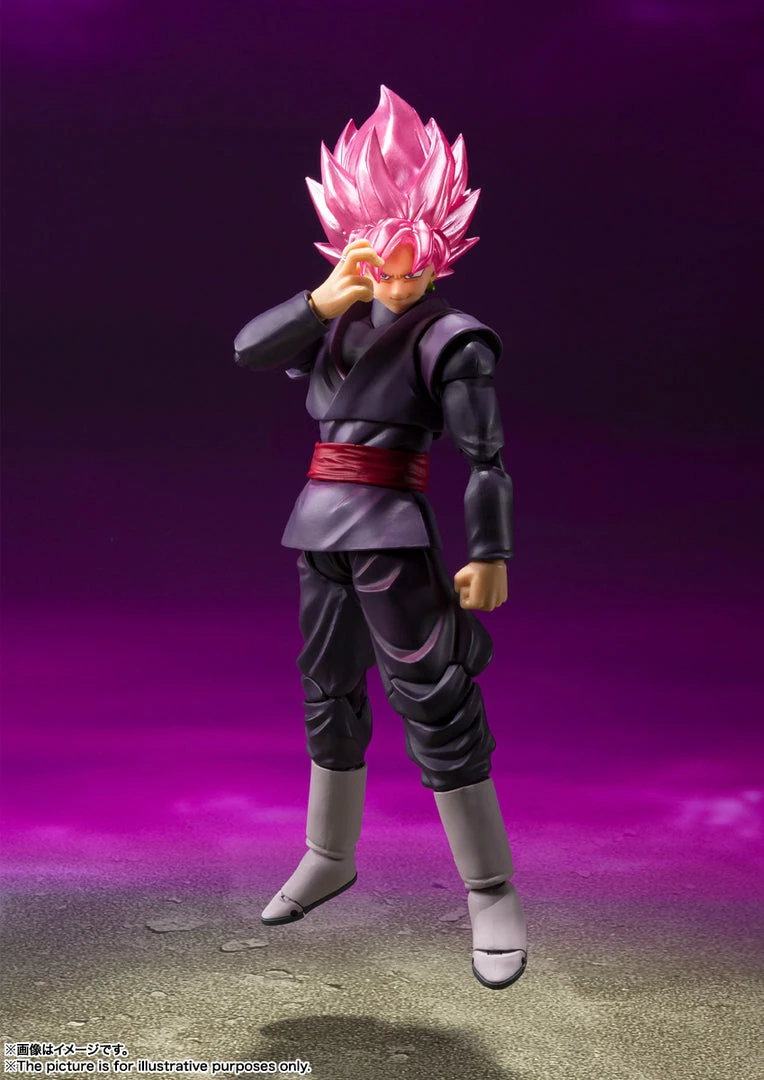 Maybang's Collectibles Bandai S.H.Figuarts Dragon Ball Super Super Goku Black Super Saiyan Rose Action Figure 6 Maybang's Collectibles Bandai S.H.Figuarts Dragon Ball Super Super Goku Black Super Saiyan Rose Action Figure