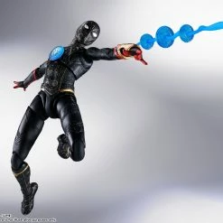 Maybang's Collectibles Bandai S.H.Figuarts Spider-Man No Way Home Spider-Man (Black & Gold Suit) Special Set With First Run Bonuses