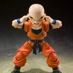 Maybang's Collectibles Bandai S.H.Figuarts Dragon Ball Z Krillin (Earth's Stongest Man) Action Figure