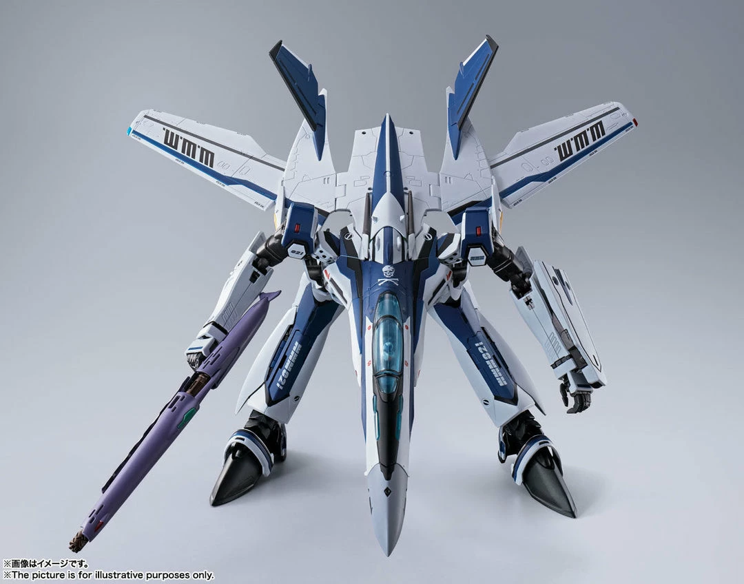 Maybang's Collectibles Bandai Macross Frontier DX Chogokin VF-25 Messiah Valkyrie (Worldwide Anniversary Ver.) Diecast Action Figure 8 Maybang's Collectibles Bandai Macross Frontier DX Chogokin VF-25 Messiah Valkyrie (Worldwide Anniversary Ver.) Diecast Action Figure