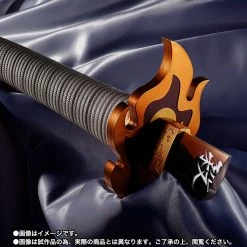 Maybang's Collectibles Bandai Demon Slayer Kimetsu No Yaiba Proplica Kyojuro Rengoku's Broken Nichirin Sword Prop Replica