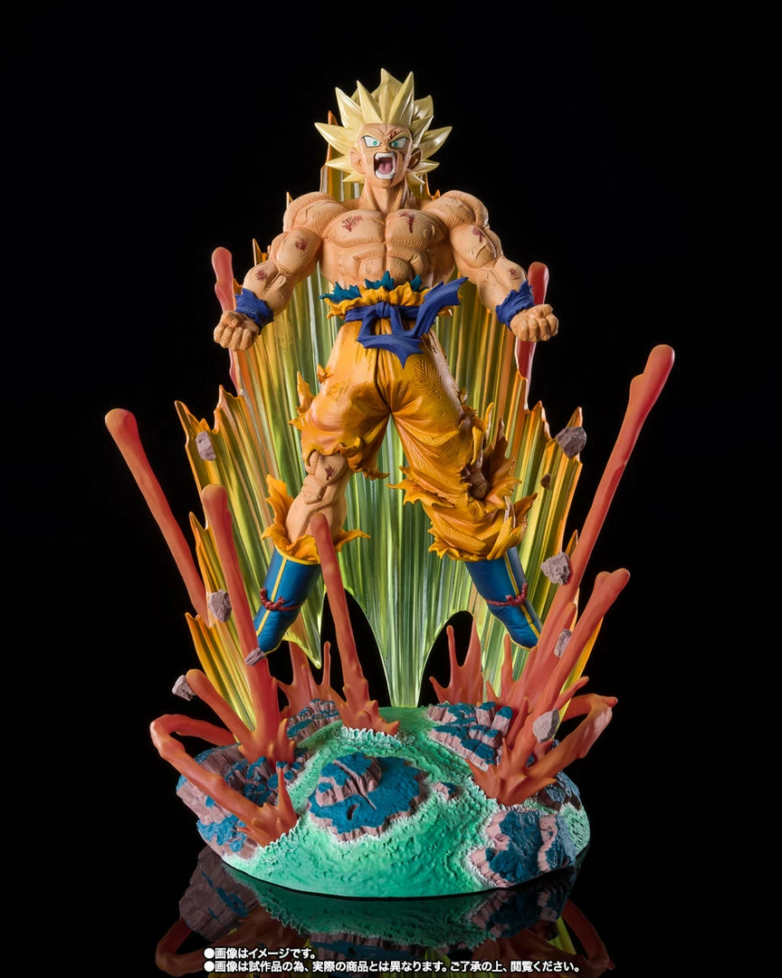 Maybang's Collectibles Bandai FiguartsZERO (Extra Battle) Dragon Ball Z Super Saiyan Son Goku -Are You Talking About Krillin!!!!! Statue 3 Maybang's Collectibles Bandai FiguartsZERO (Extra Battle) Dragon Ball Z Super Saiyan Son Goku -Are You Talking About Krillin!!!!! Statue