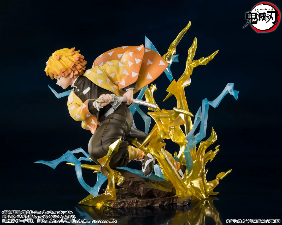 Maybang's Collectibles Bandai Demon Slayer Kimetsu No Yaiba FiguartsZERO Zenitsu Agatsuma (Thunder Flash Ver.) 5 Maybang's Collectibles Bandai Demon Slayer Kimetsu No Yaiba FiguartsZERO Zenitsu Agatsuma (Thunder Flash Ver.)