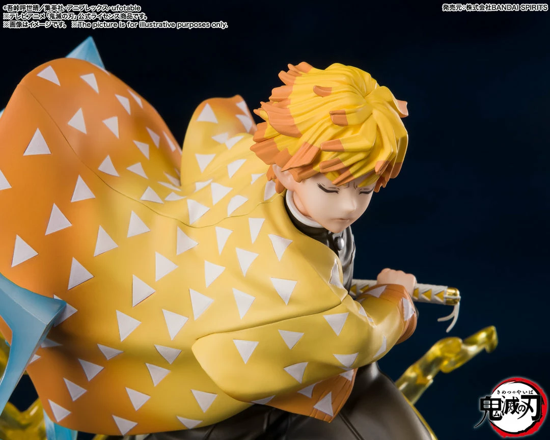 Maybang's Collectibles Bandai Demon Slayer Kimetsu No Yaiba FiguartsZERO Zenitsu Agatsuma (Thunder Flash Ver.) 6 Maybang's Collectibles Bandai Demon Slayer Kimetsu No Yaiba FiguartsZERO Zenitsu Agatsuma (Thunder Flash Ver.)