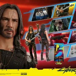 Maybang's Collectibles Hot Toys Video Game Masterpiece Series Cyberpunk 2077 Johnny Silverhand 1/6 Scale 12