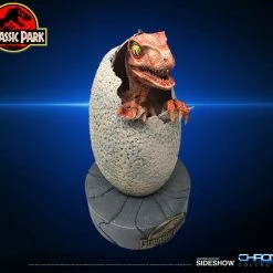 Maybang's Collectibles Chronicle Collectibles Jurassic Park Hatching Baby Raptor Prop Replica Statue