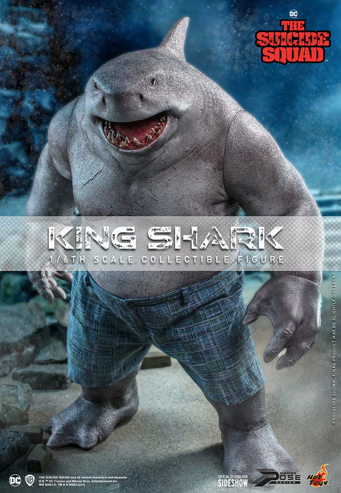 Maybang's Collectibles Hot Toys DC Comics The Suicide Squad King Shark Power Pose Series (PPS) 1/6 Scale Collectible Figure 1 Maybang's Collectibles Hot Toys DC Comics The Suicide Squad King Shark Power Pose Series (PPS) 1/6 Scale Collectible Figure