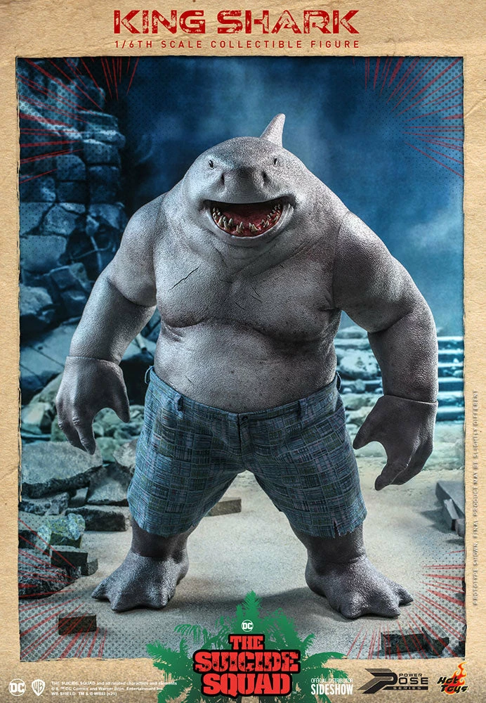 Maybang's Collectibles Hot Toys DC Comics The Suicide Squad King Shark Power Pose Series (PPS) 1/6 Scale Collectible Figure 2 Maybang's Collectibles Hot Toys DC Comics The Suicide Squad King Shark Power Pose Series (PPS) 1/6 Scale Collectible Figure