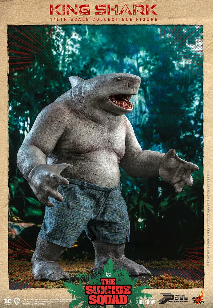 Maybang's Collectibles Hot Toys DC Comics The Suicide Squad King Shark Power Pose Series (PPS) 1/6 Scale Collectible Figure 4 Maybang's Collectibles Hot Toys DC Comics The Suicide Squad King Shark Power Pose Series (PPS) 1/6 Scale Collectible Figure