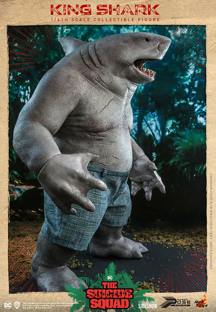 Maybang's Collectibles Hot Toys DC Comics The Suicide Squad King Shark Power Pose Series (PPS) 1/6 Scale Collectible Figure 5 Maybang's Collectibles Hot Toys DC Comics The Suicide Squad King Shark Power Pose Series (PPS) 1/6 Scale Collectible Figure