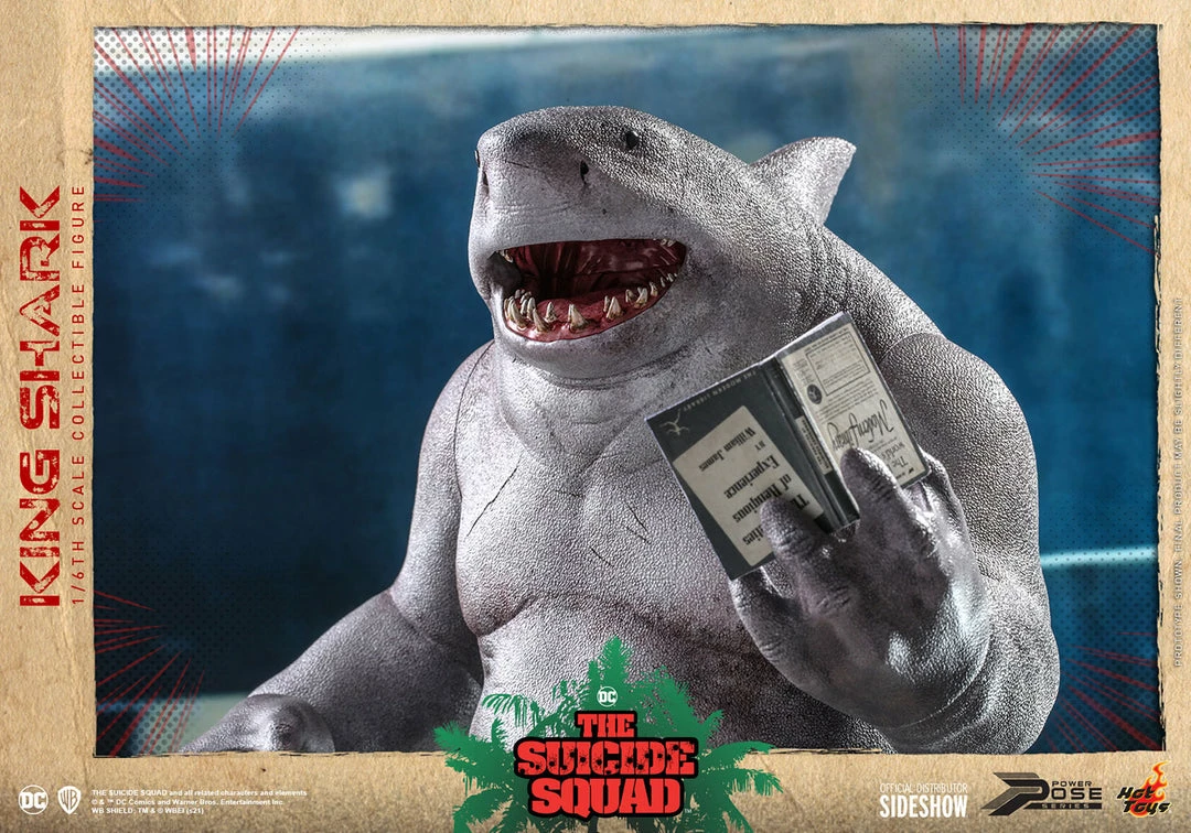 Maybang's Collectibles Hot Toys DC Comics The Suicide Squad King Shark Power Pose Series (PPS) 1/6 Scale Collectible Figure 10 Maybang's Collectibles Hot Toys DC Comics The Suicide Squad King Shark Power Pose Series (PPS) 1/6 Scale Collectible Figure