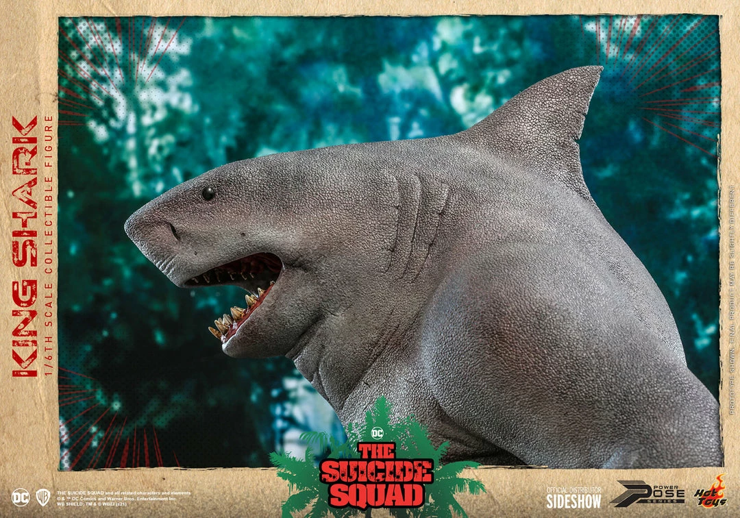 Maybang's Collectibles Hot Toys DC Comics The Suicide Squad King Shark Power Pose Series (PPS) 1/6 Scale Collectible Figure 12 Maybang's Collectibles Hot Toys DC Comics The Suicide Squad King Shark Power Pose Series (PPS) 1/6 Scale Collectible Figure