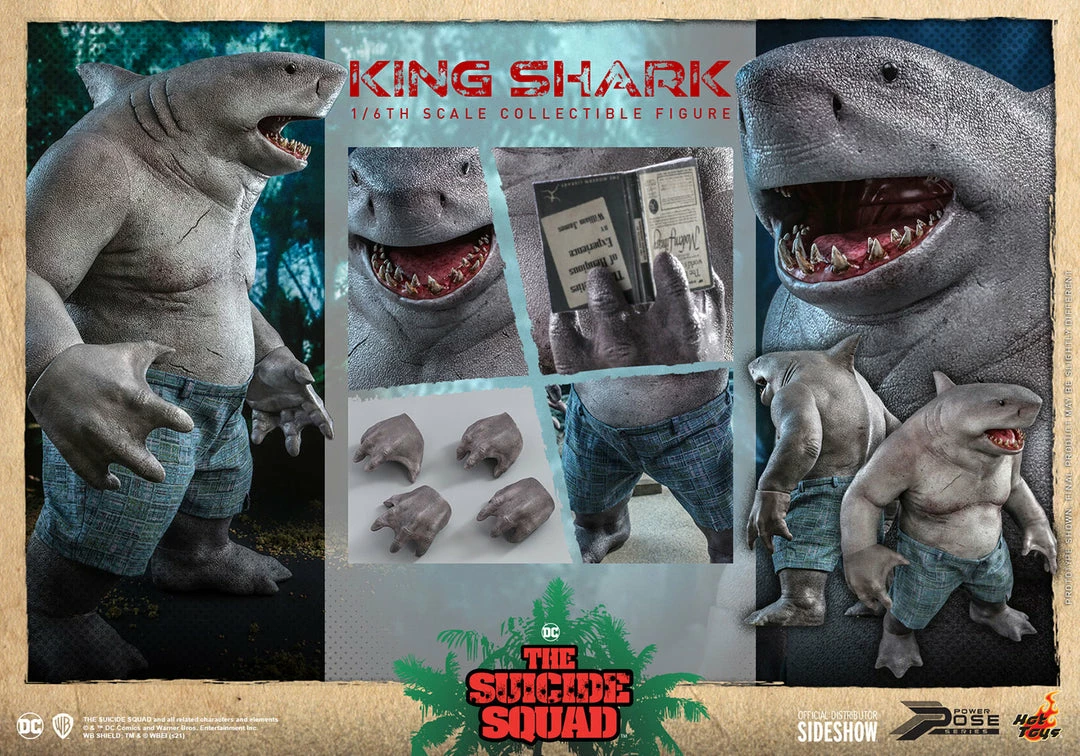 Maybang's Collectibles Hot Toys DC Comics The Suicide Squad King Shark Power Pose Series (PPS) 1/6 Scale Collectible Figure 14 Maybang's Collectibles Hot Toys DC Comics The Suicide Squad King Shark Power Pose Series (PPS) 1/6 Scale Collectible Figure
