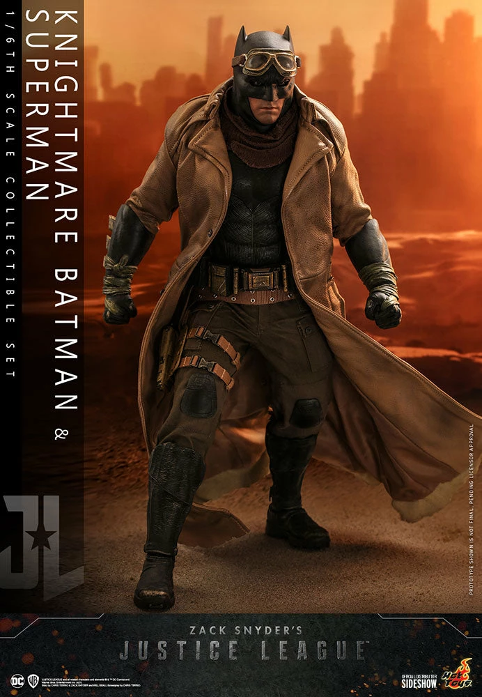 Maybang's Collectibles Hot Toys DC Zack Snyder’s Justice League TMS038 Batman (Knightmare) And Superman (Black Suit) 1/6 Scale Collectible Figure Set 7 Maybang's Collectibles Hot Toys DC Zack Snyder’s Justice League TMS038 Batman (Knightmare) And Superman (Black Suit) 1/6 Scale Collectible Figure Set