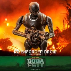 Maybang's Collectibles Hot Toys Star Wars: The Book Of Boba Fett KX Enforcer Droid 1/6 Scale Collectibles Figure