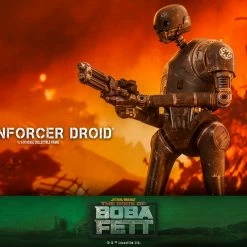 Maybang's Collectibles Hot Toys Star Wars: The Book Of Boba Fett KX Enforcer Droid 1/6 Scale Collectibles Figure