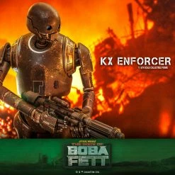 Maybang's Collectibles Hot Toys Star Wars: The Book Of Boba Fett KX Enforcer Droid 1/6 Scale Collectibles Figure