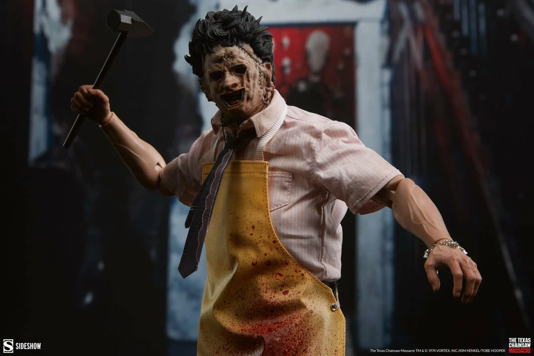 Maybang's Collectibles Sideshow The Texas Chainsaw Massacre 1974 Leatherface (Killing Mask) 1/6 Scale 12" Collectible Figure 2 Maybang's Collectibles Sideshow The Texas Chainsaw Massacre 1974 Leatherface (Killing Mask) 1/6 Scale 12" Collectible Figure