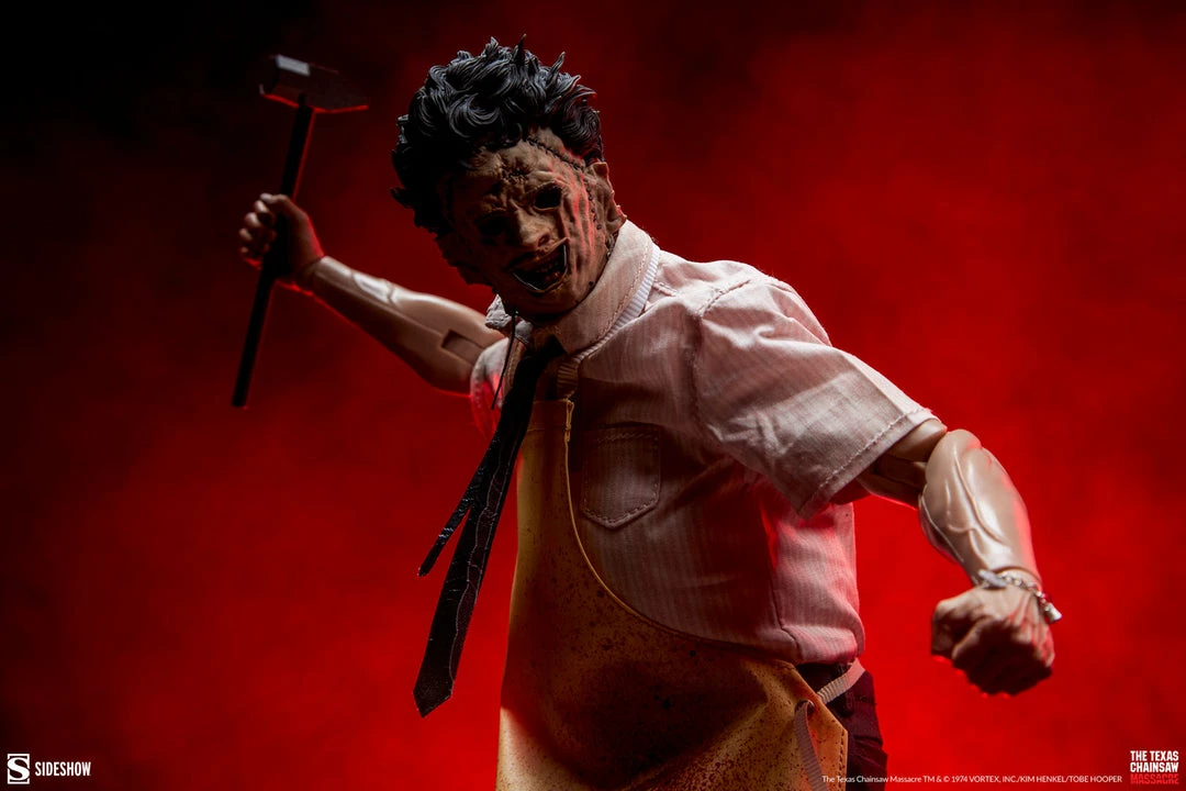 Maybang's Collectibles Sideshow The Texas Chainsaw Massacre 1974 Leatherface (Killing Mask) 1/6 Scale 12" Collectible Figure 27 Maybang's Collectibles Sideshow The Texas Chainsaw Massacre 1974 Leatherface (Killing Mask) 1/6 Scale 12" Collectible Figure