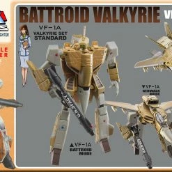 Maybang's Collectibles Toynami Macross Saga Retro Transformable Collection VF-1A Standard Valkyrie Variable Fighter 1/100 Scale Figure 9 Maybang's Collectibles Toynami Macross Saga Retro Transformable Collection VF-1A Standard Valkyrie Variable Fighter 1/100 Scale Figure