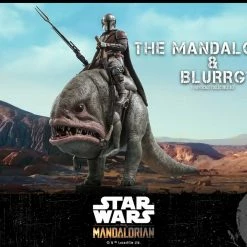 Maybang's Collectibles Hot Toys Star Wars The Mandalorian - Television Masterpiece Series Mandalorian & Blurrg 1/6 Scale Collectible Figure Set