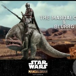 Maybang's Collectibles Hot Toys Star Wars The Mandalorian - Television Masterpiece Series Mandalorian & Blurrg 1/6 Scale Collectible Figure Set