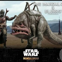 Maybang's Collectibles Hot Toys Star Wars The Mandalorian - Television Masterpiece Series Mandalorian & Blurrg 1/6 Scale Collectible Figure Set