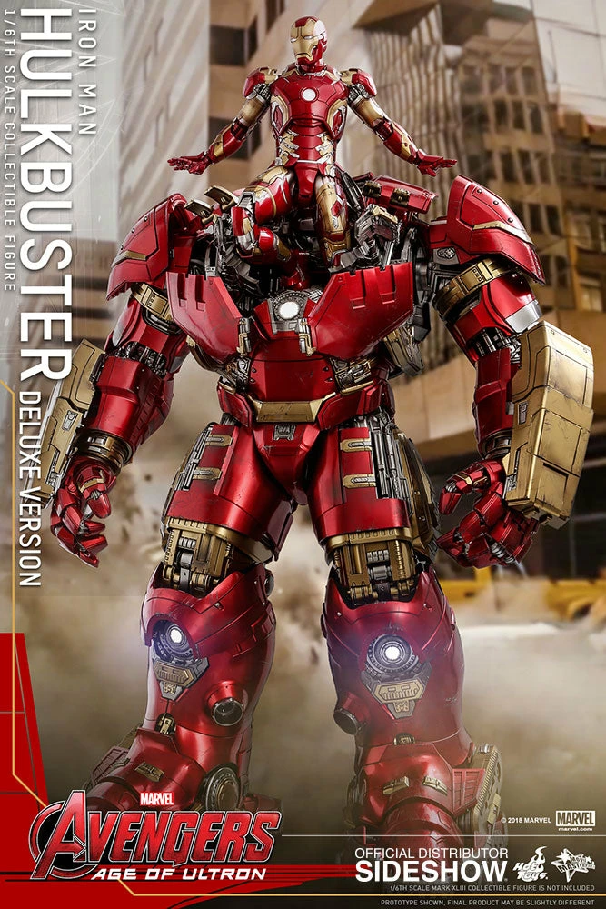 Maybang's Collectibles Hot Toys Marvel Avengers Age Of Ultron Hulkbuster (Deluxe Version) 1/6 Scale Collectible Figure 7 Maybang's Collectibles Hot Toys Marvel Avengers Age Of Ultron Hulkbuster (Deluxe Version) 1/6 Scale Collectible Figure